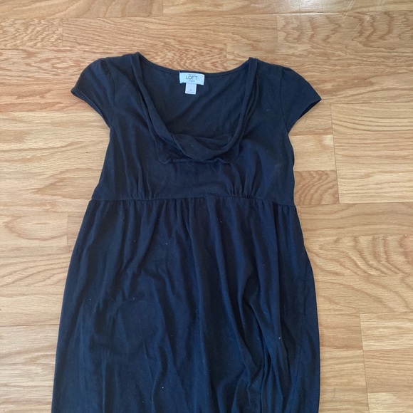 5/$25 LOFT cotton stretch drop jersey  dress. Size PS - Picture 4 of 4
